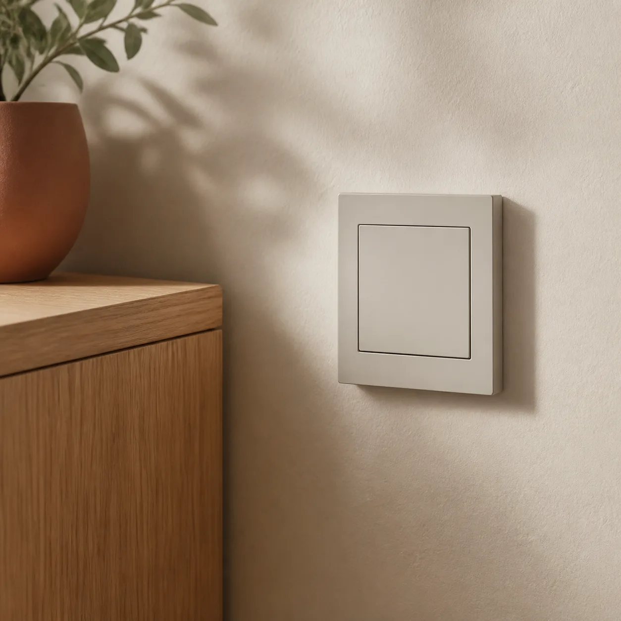 Minimal smart wall switch